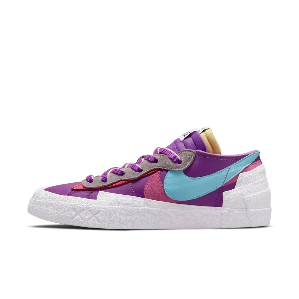 11M -‎ [NEW] Men's Nike X Sacai X KAWS Blazer Low Shoes Purple DM7901-500